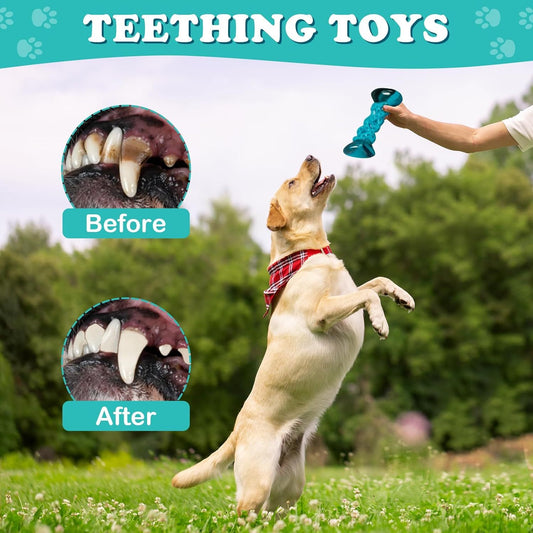 Pet Toys Durable and Sturdy Dog Toys, Aggressive Chewing Dog Chew Toys for Large Dogs Who Love to Chew, Indestructible Dog Toys for Medium and Large Dogs